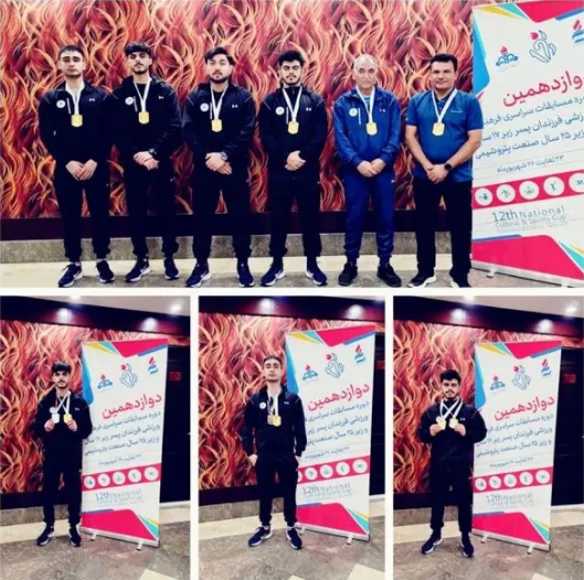 قهرمانی مقتدرانه تنیس روی میز پتروشیمی جم در دوازدهمین دوره مسابقات صنعت پتروشیمی کشور