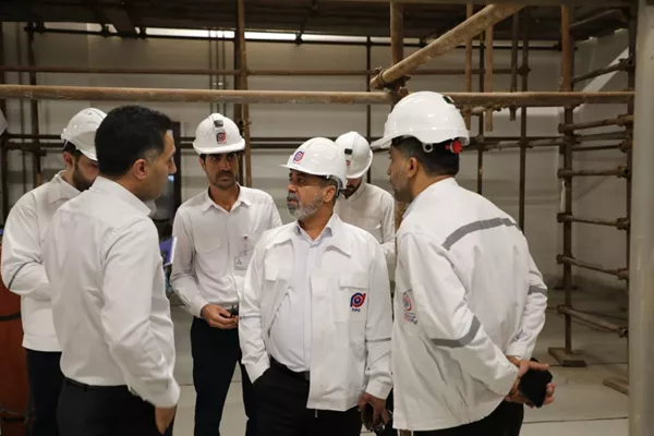 بازدید دکتر دولتی زاده از روند پیشرفت پروژه آفسایت پارک استایرن