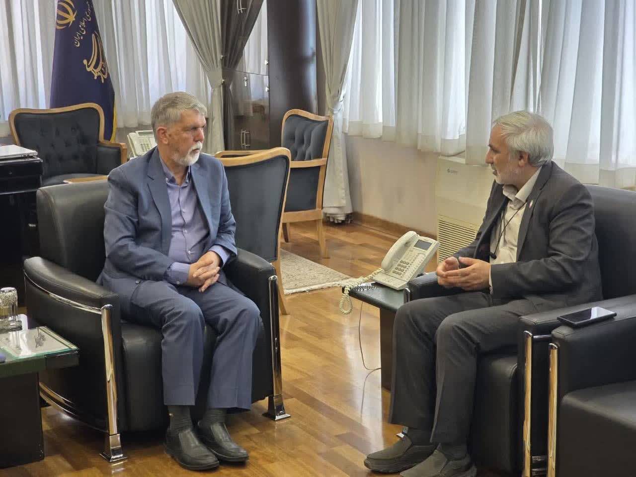 در دیدار جعفریآذر با وزیر ارشاد پیگیری شد؛ مطالبه ارتقای سهم آذربایجان شرقی از اعتبارات فرهنگی