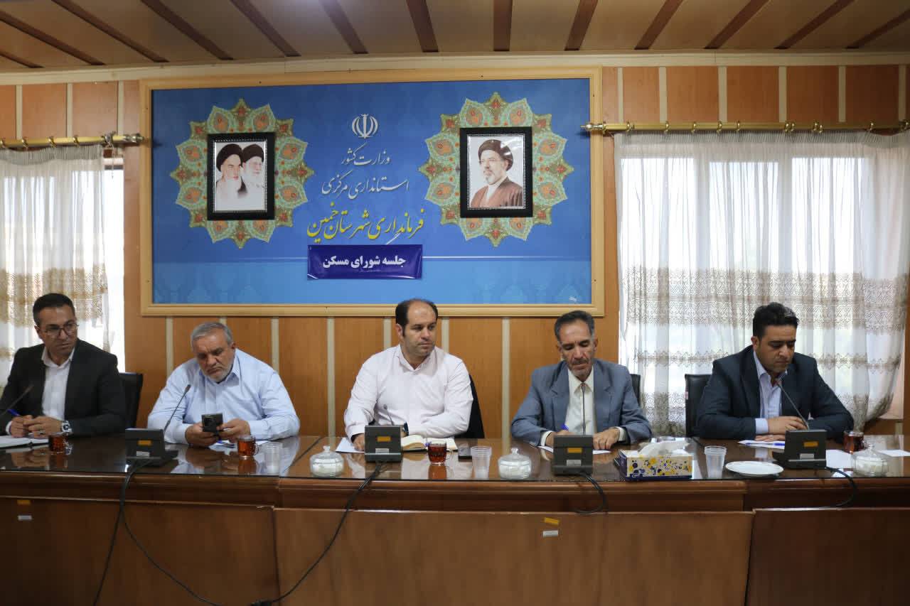 افتتاح ۶۴ واحد نهضت ملی مسکن خمین تا پایان مهرماه