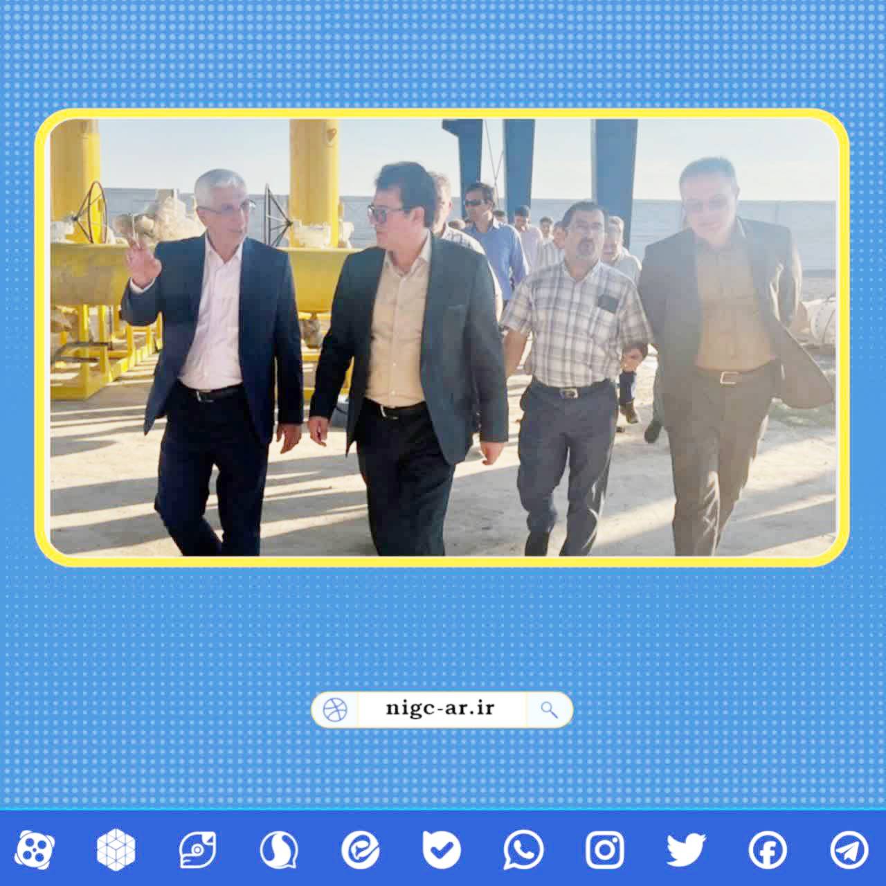 بازدید رییس هیأت‌مدیره شرکت گاز استان اردبیل از کشت و صنعت مغان و پروژه‌های گازرسانی شمال استان